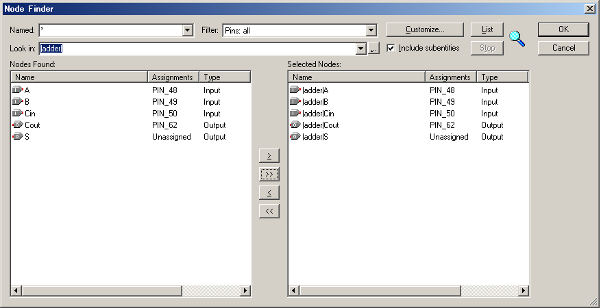 Node finder